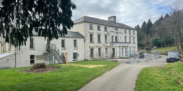 Sealyham mansion before the refurbishment work started.