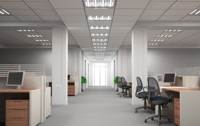 A fresh clean looking, well maintained office space